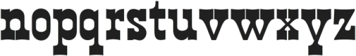 WildWest Regular otf (400) Font LOWERCASE