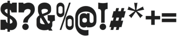 WildWest Semi Bold otf (600) Font OTHER CHARS