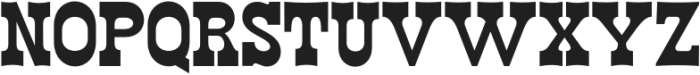 WildWest Semi Bold otf (600) Font UPPERCASE