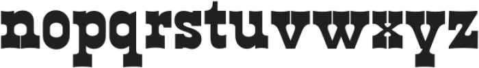 WildWest Semi Bold otf (600) Font LOWERCASE