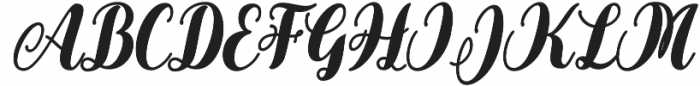 Wildaloney Italic otf (400) Font UPPERCASE
