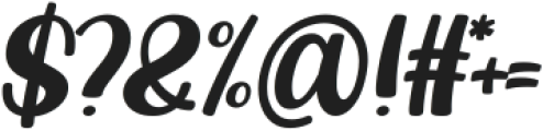 Wildan Italic otf (400) Font OTHER CHARS