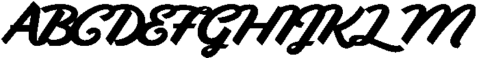 Wildcat Regular otf (400) Font UPPERCASE