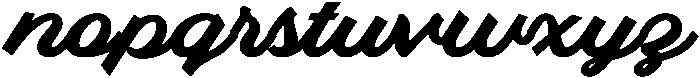 Wildcat Regular otf (400) Font LOWERCASE
