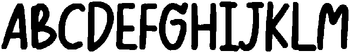 Wilder Regular otf (400) Font UPPERCASE