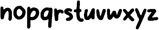 Wilder Regular otf (400) Font LOWERCASE