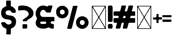 Wildest Regular otf (400) Font OTHER CHARS