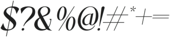 Wildflower Blossom Italic otf (400) Font OTHER CHARS