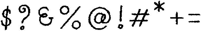 Wildflower Garden Bloom Rough otf (400) Font OTHER CHARS