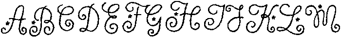 Wildflower Garden Bloom Rough otf (400) Font UPPERCASE