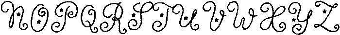 Wildflower Garden Bloom Rough otf (400) Font UPPERCASE