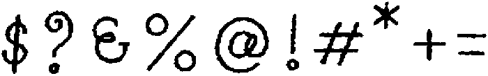 Wildflower Garden Rough otf (400) Font OTHER CHARS