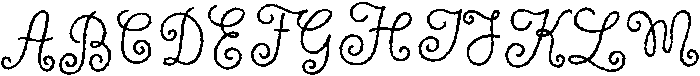 Wildflower Garden Rough otf (400) Font UPPERCASE
