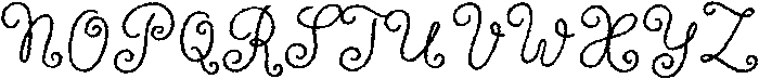 Wildflower Garden Rough otf (400) Font UPPERCASE