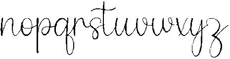 Wildflower Honey Regular otf (400) Font LOWERCASE