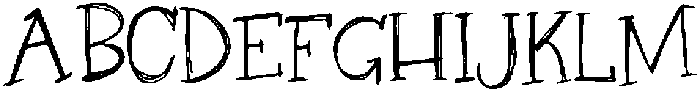 Wildflower Petals Serif Regular otf (400) Font UPPERCASE