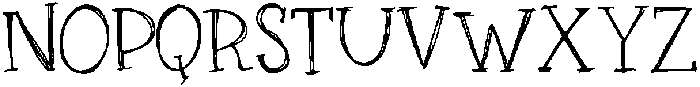 Wildflower Petals Serif Regular otf (400) Font UPPERCASE