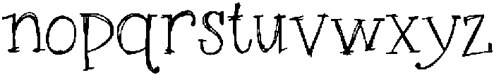 Wildflower Petals Serif Regular otf (400) Font LOWERCASE