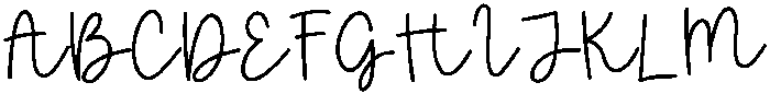 Wildflower Regular otf (400) Font UPPERCASE