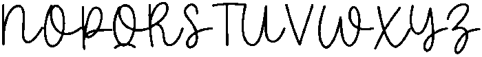 Wildflower Regular otf (400) Font UPPERCASE