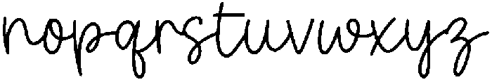 Wildflower Regular otf (400) Font LOWERCASE