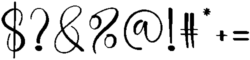 Wildflower Regular otf (400) Font OTHER CHARS