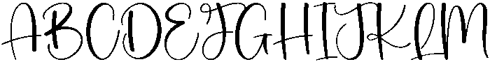 Wildflower Regular otf (400) Font UPPERCASE