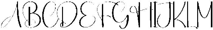 Wildlife Regular otf (400) Font UPPERCASE