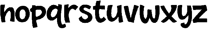 Wildnest otf (400) Font LOWERCASE