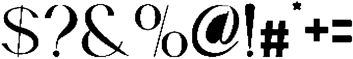 Wildora otf (400) Font OTHER CHARS