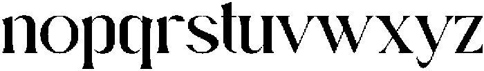 Wildora otf (400) Font LOWERCASE
