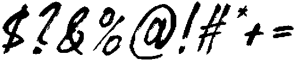 Wildraw Regular otf (400) Font OTHER CHARS