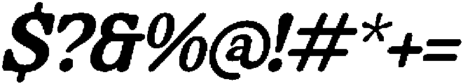 Wildstar Silentos Italic otf (400) Font OTHER CHARS