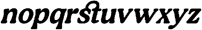 Wildstar Silentos Italic otf (400) Font LOWERCASE