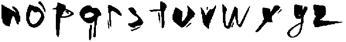Wildtrace Regular otf (400) Font LOWERCASE