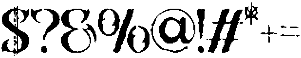 Wildtras Inkbleed otf (400) Font OTHER CHARS