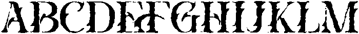 Wildtras Inkbleed otf (400) Font UPPERCASE