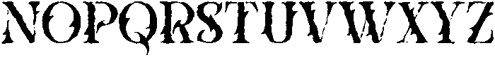 Wildtras Inkbleed otf (400) Font UPPERCASE
