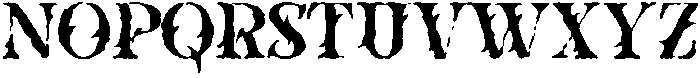 Wildtras Inkbleed otf (400) Font LOWERCASE
