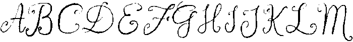 Wilfred Pearl Regular otf (400) Font UPPERCASE