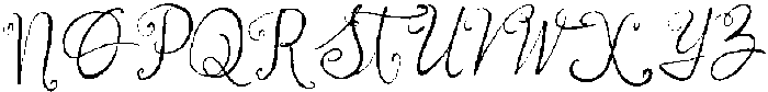 Wilfred Pearl Regular otf (400) Font UPPERCASE