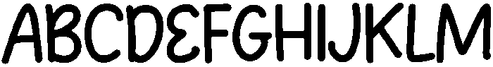 Wilhelmina Regular otf (400) Font UPPERCASE