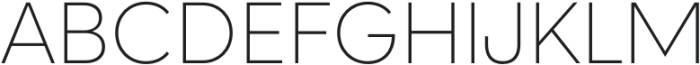 Willgray A Extra Light otf (200) Font UPPERCASE
