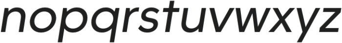 Willgray C Medium Italic otf (500) Font LOWERCASE