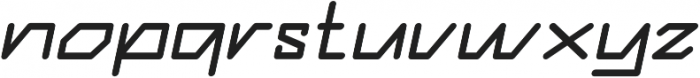 Willimet Italic otf (400) Font LOWERCASE