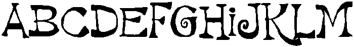 Willmora Regular otf (400) Font UPPERCASE