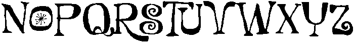 Willmora Regular otf (400) Font UPPERCASE