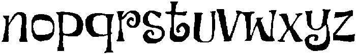 Willmora Regular otf (400) Font LOWERCASE