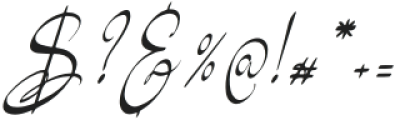 Willnesong Celestial Italic otf (400) Font OTHER CHARS