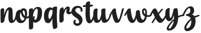 Willow Grace Regular otf (400) Font LOWERCASE